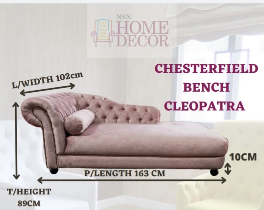 Product: CHESTERFELD BENCH CLEOPATRA