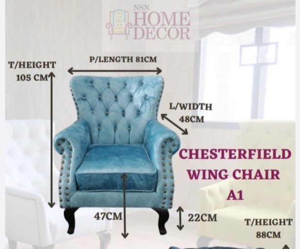 Product: CHESTERFIELD WINGCHAIR A1