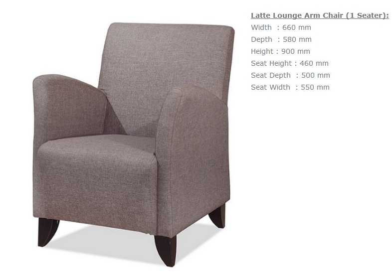 Product: LATTE LOUNGE ARM CHAIR