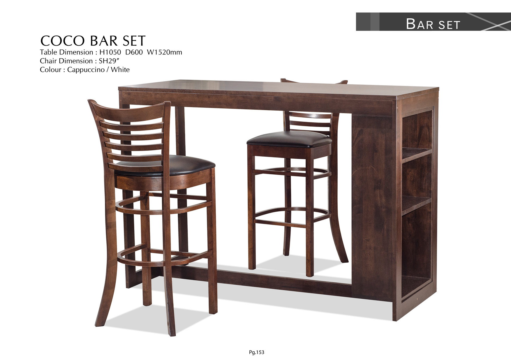 Product: PG153. COCO BAR SET