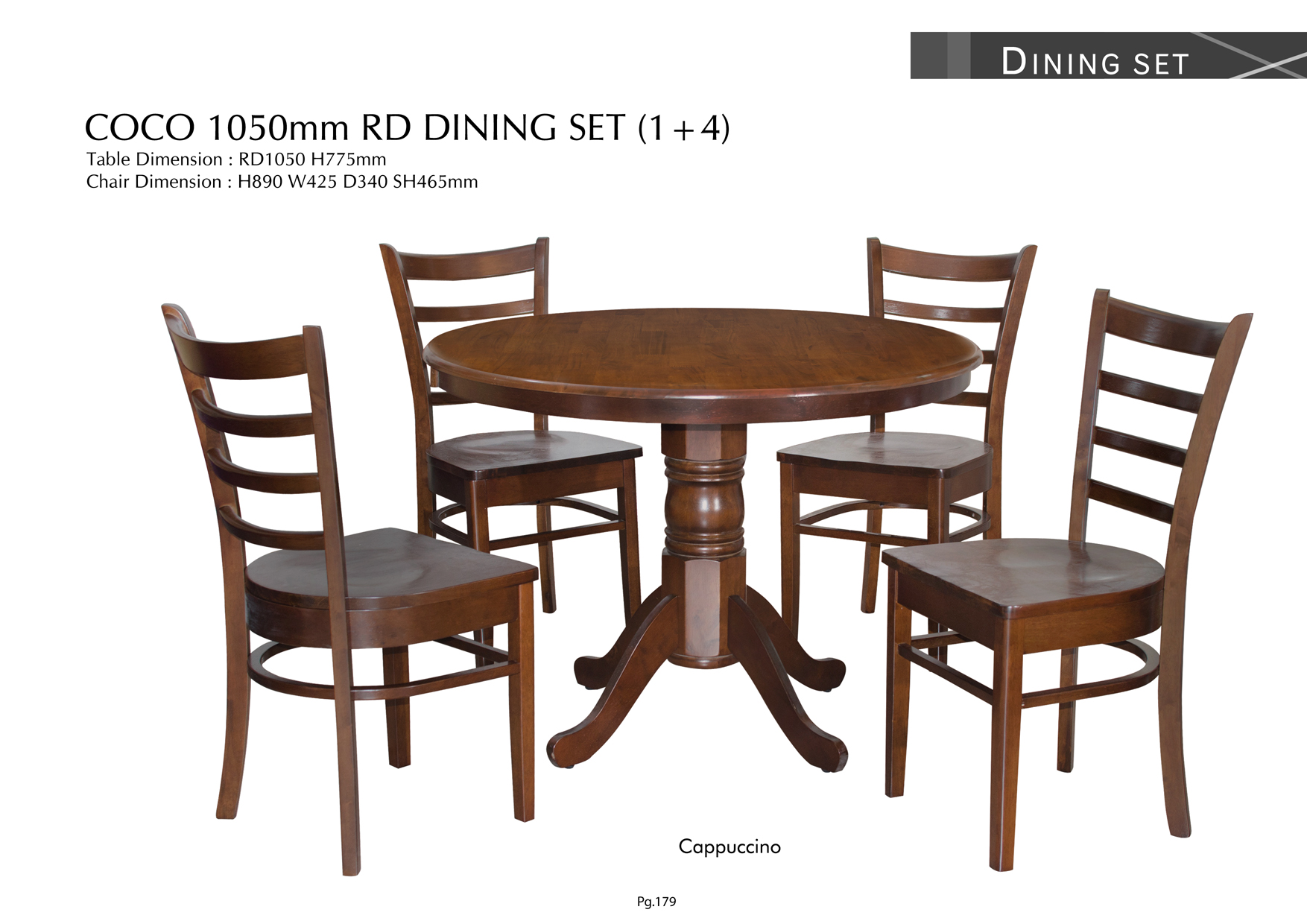 Product: PG179. COCO DINING SET