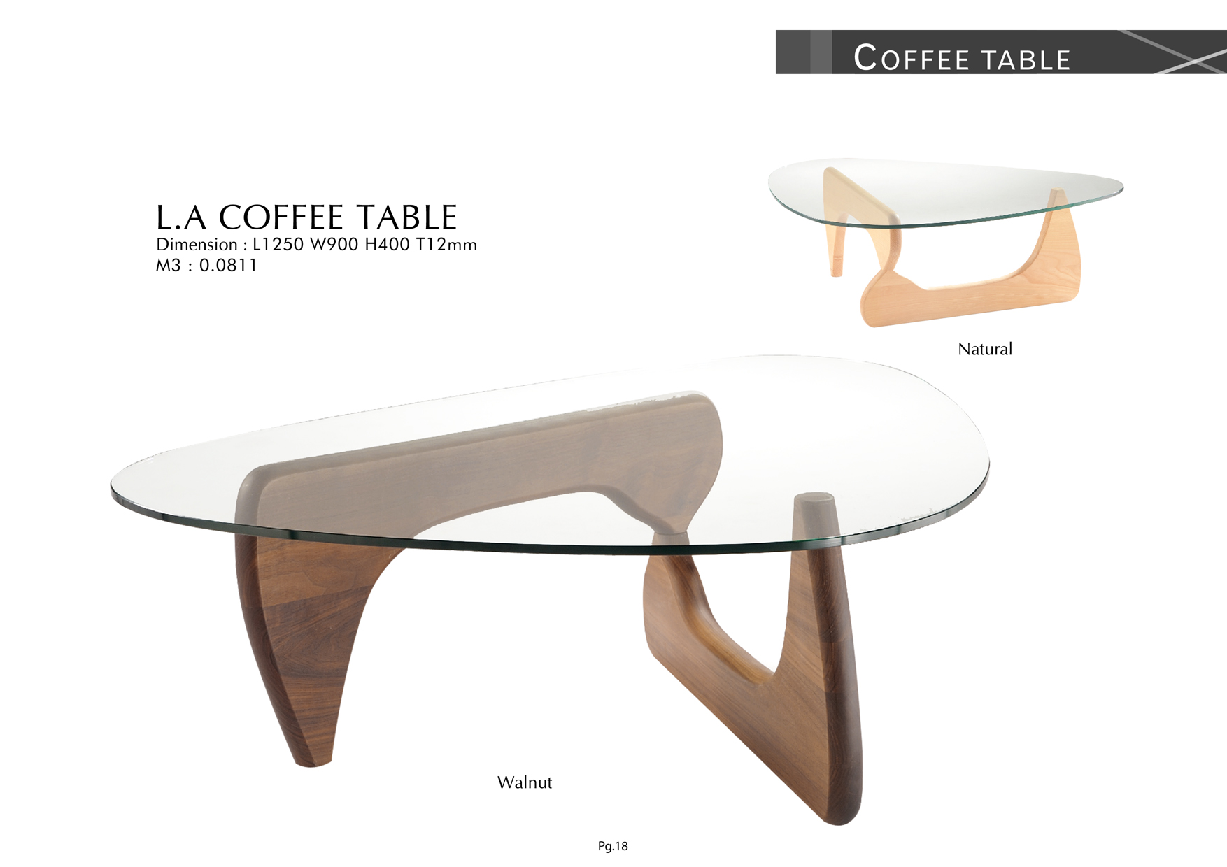 Product: PG18. LA COFFEE TABLE
