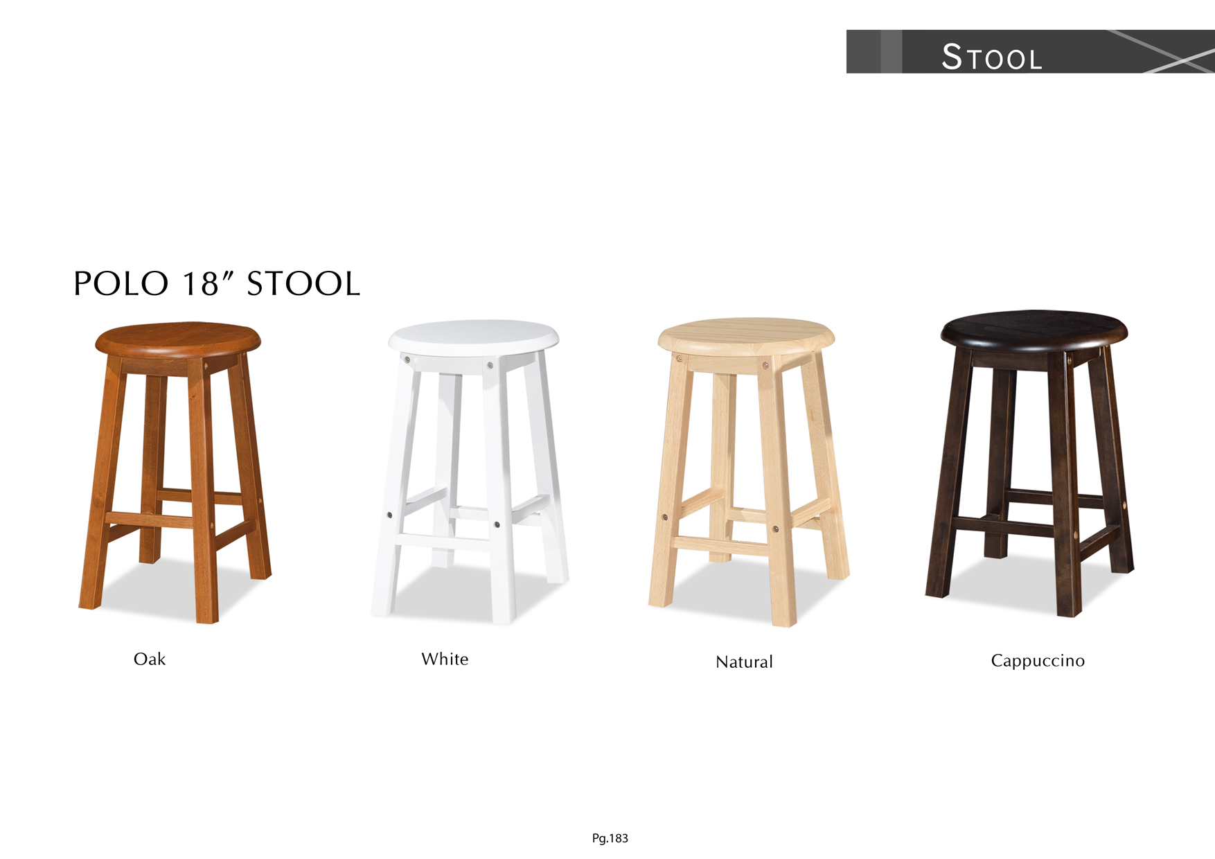 Product: PG183. POLO 18 STOOL