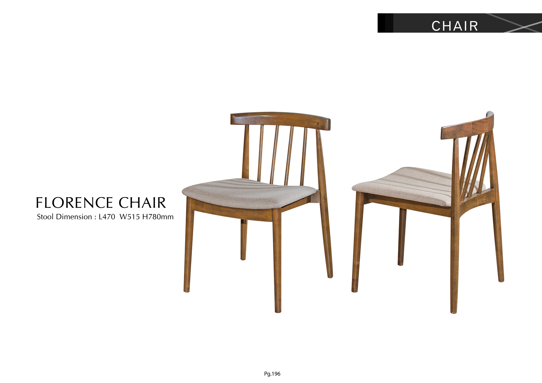 Product: PG196. FLORENCE CHAIR