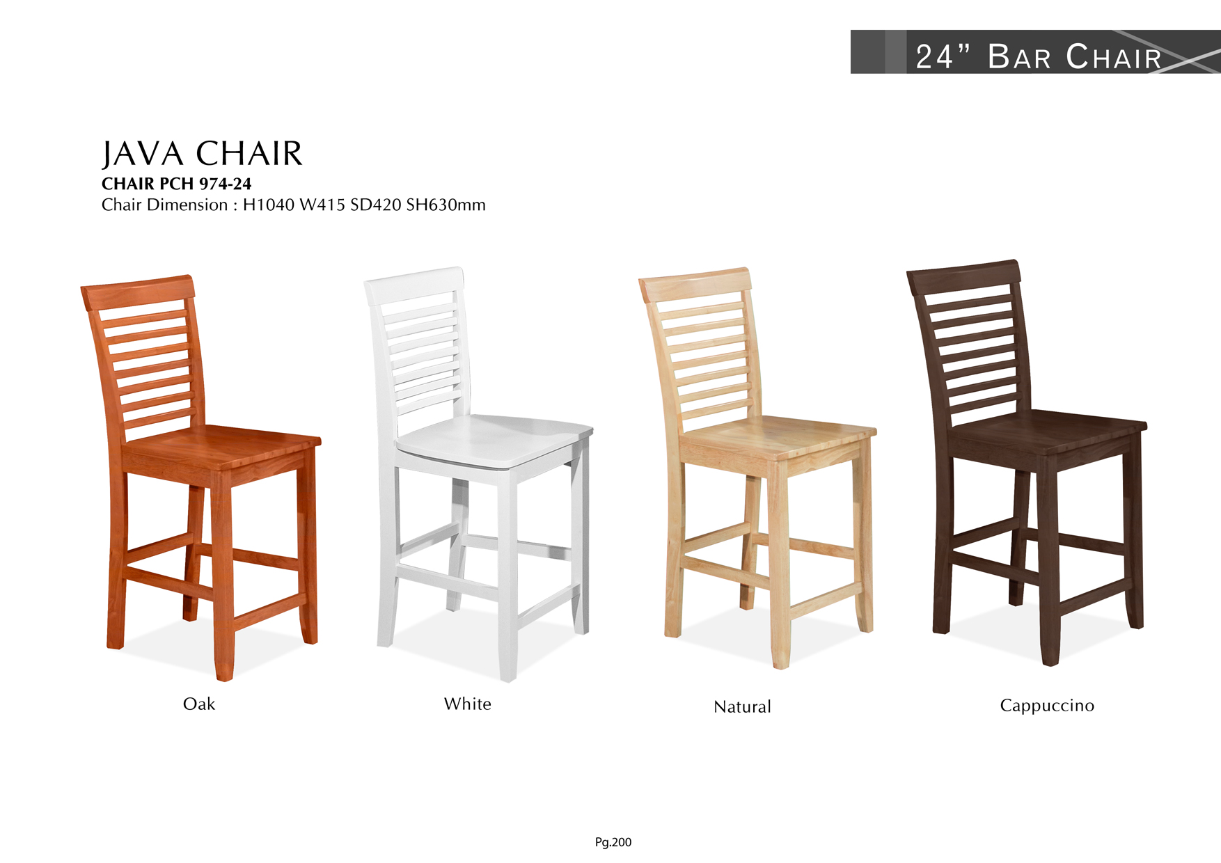 Product: PG200. JAVA CHAIR