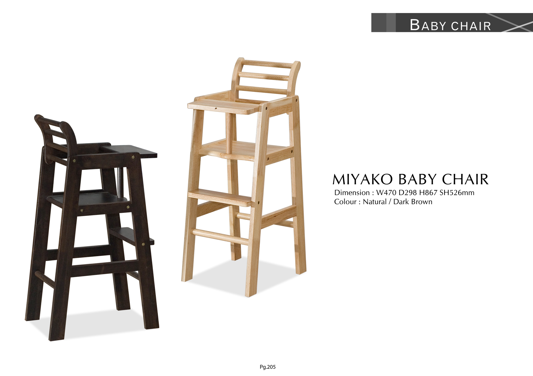 Product: PG205. MIYAKO BABY CHAIR