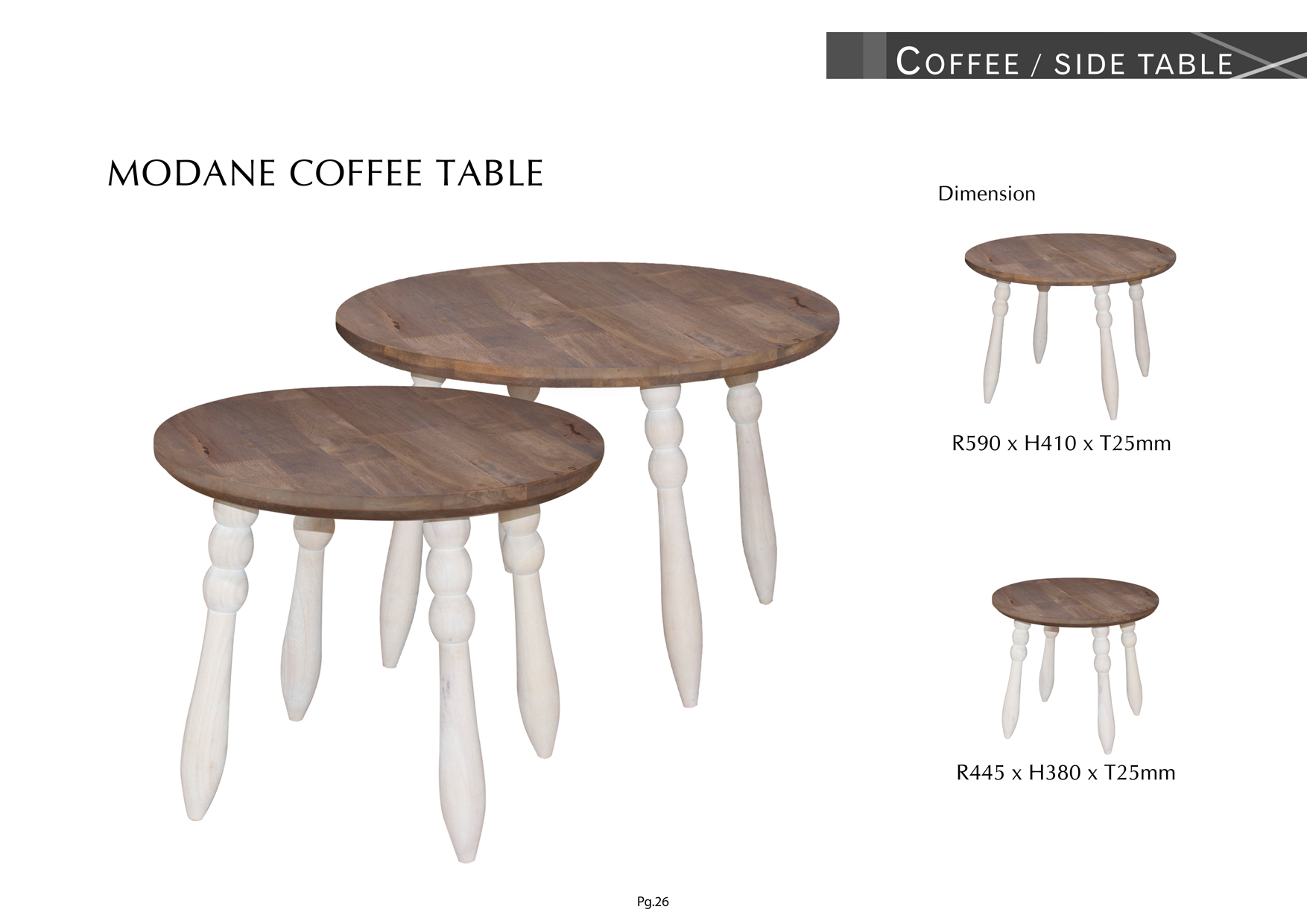 Product: PG26. MODANE COFFEE TABLE