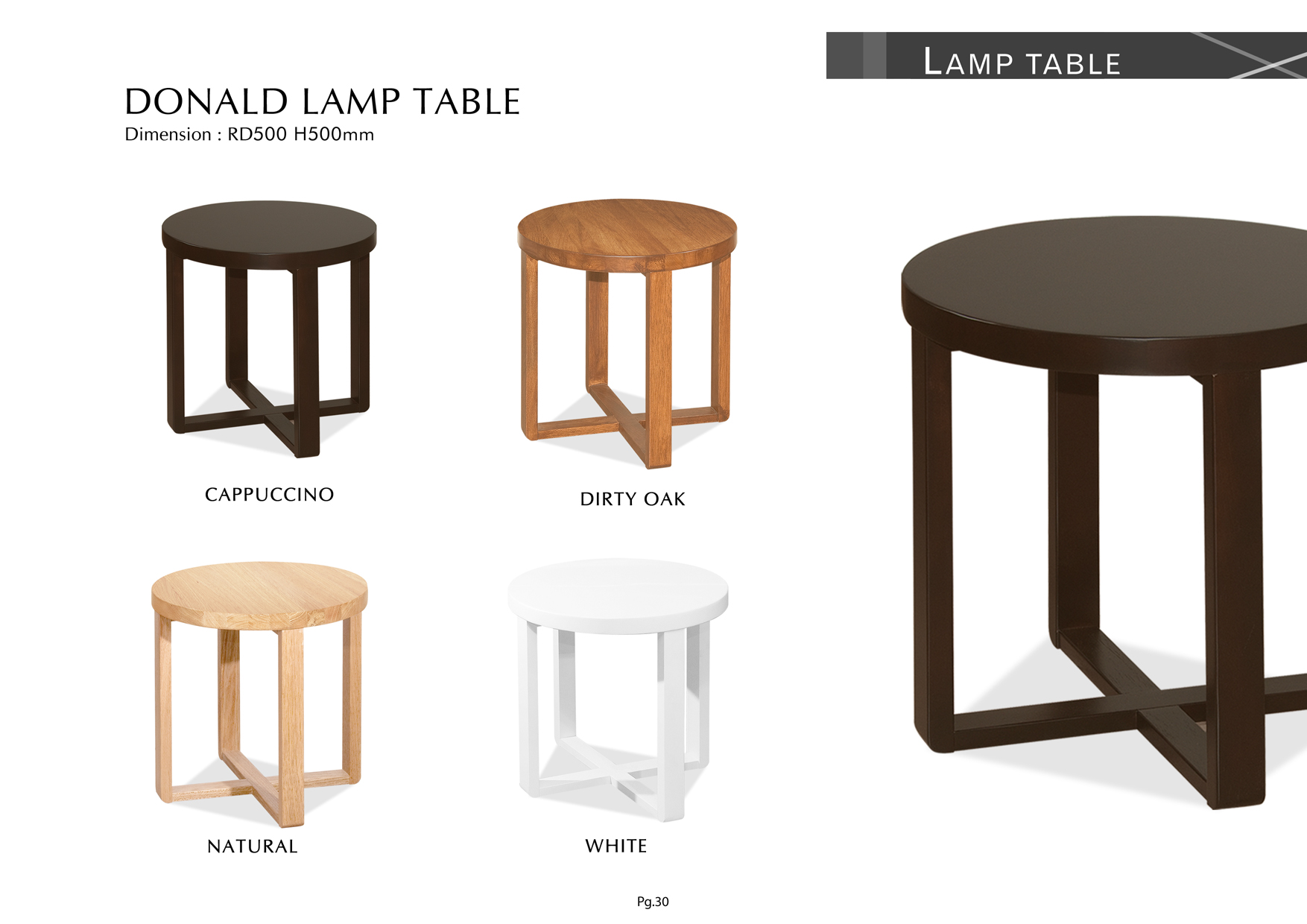 Product: PG30. DONALD LAMP TABLE