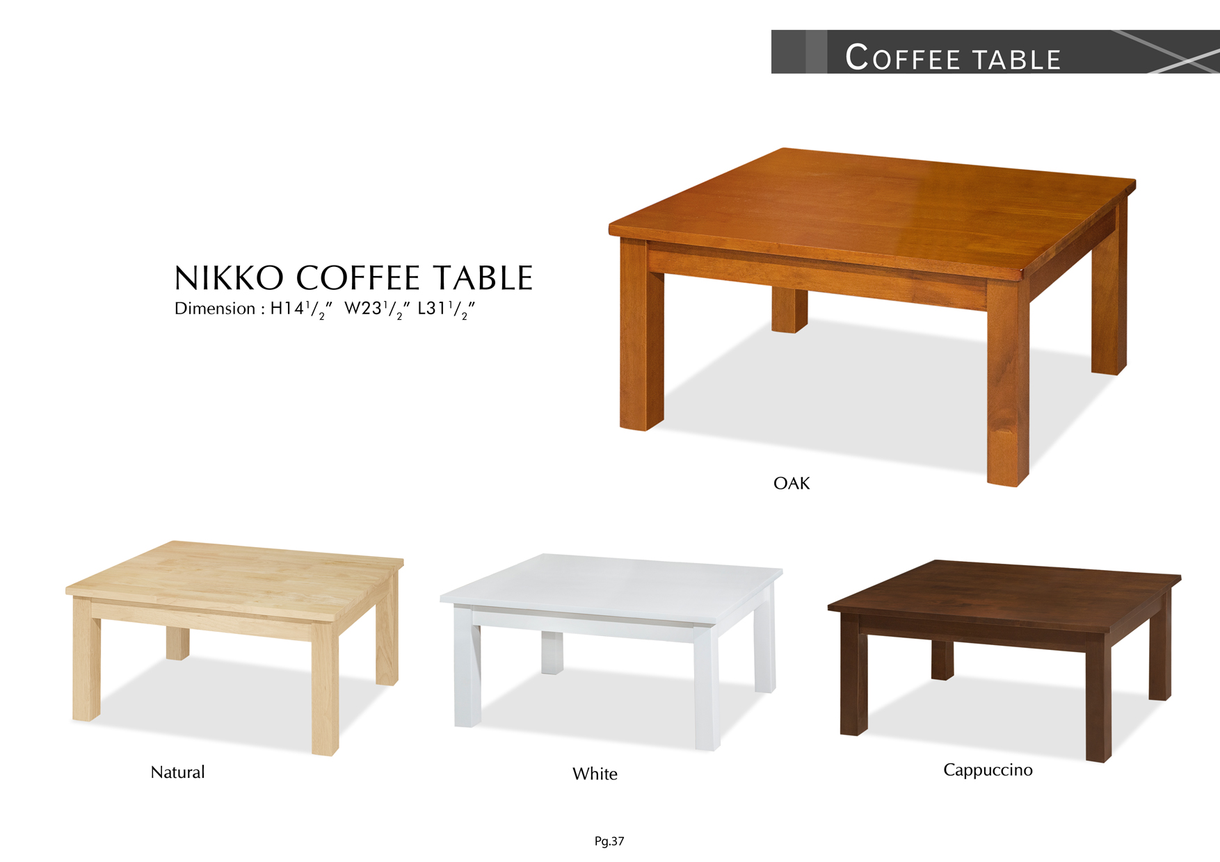 Product: PG37. NIKKO COFFEE TABLE