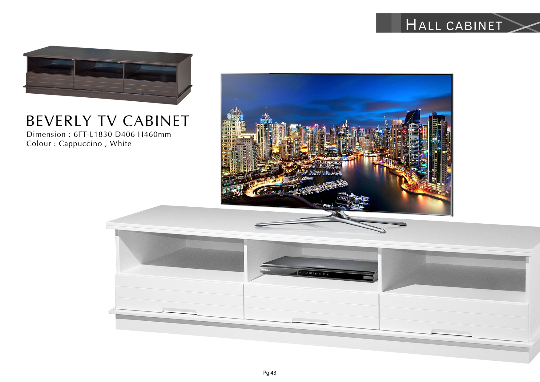 Product: PG43. BEVERLY TV CABINET