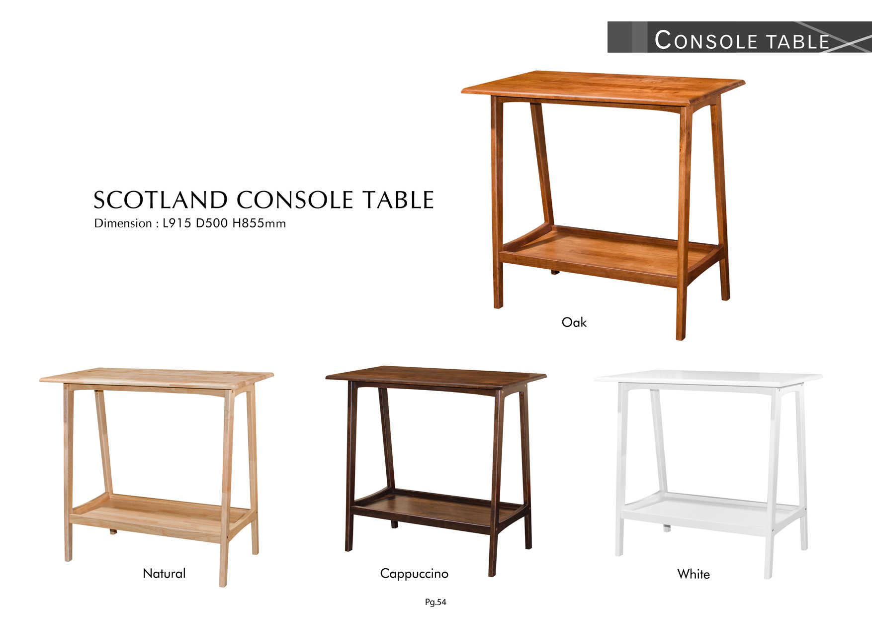 Product: PG54. SCOTLAND CONSOLE TABLE