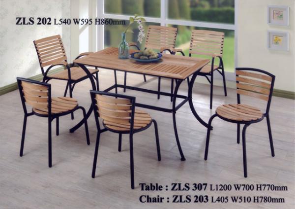 Product: ZLS 307 TABLE, ZLS 202,203 CHAIR