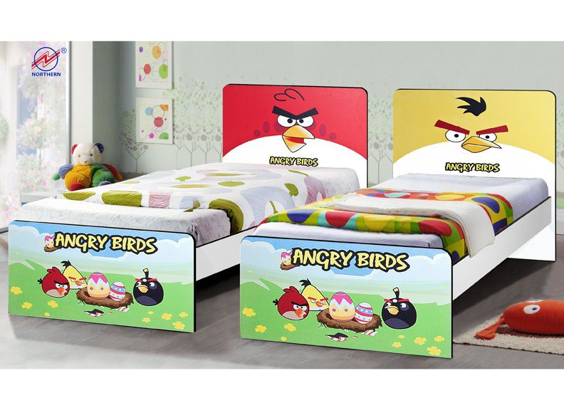 Angry Brid Single Bed