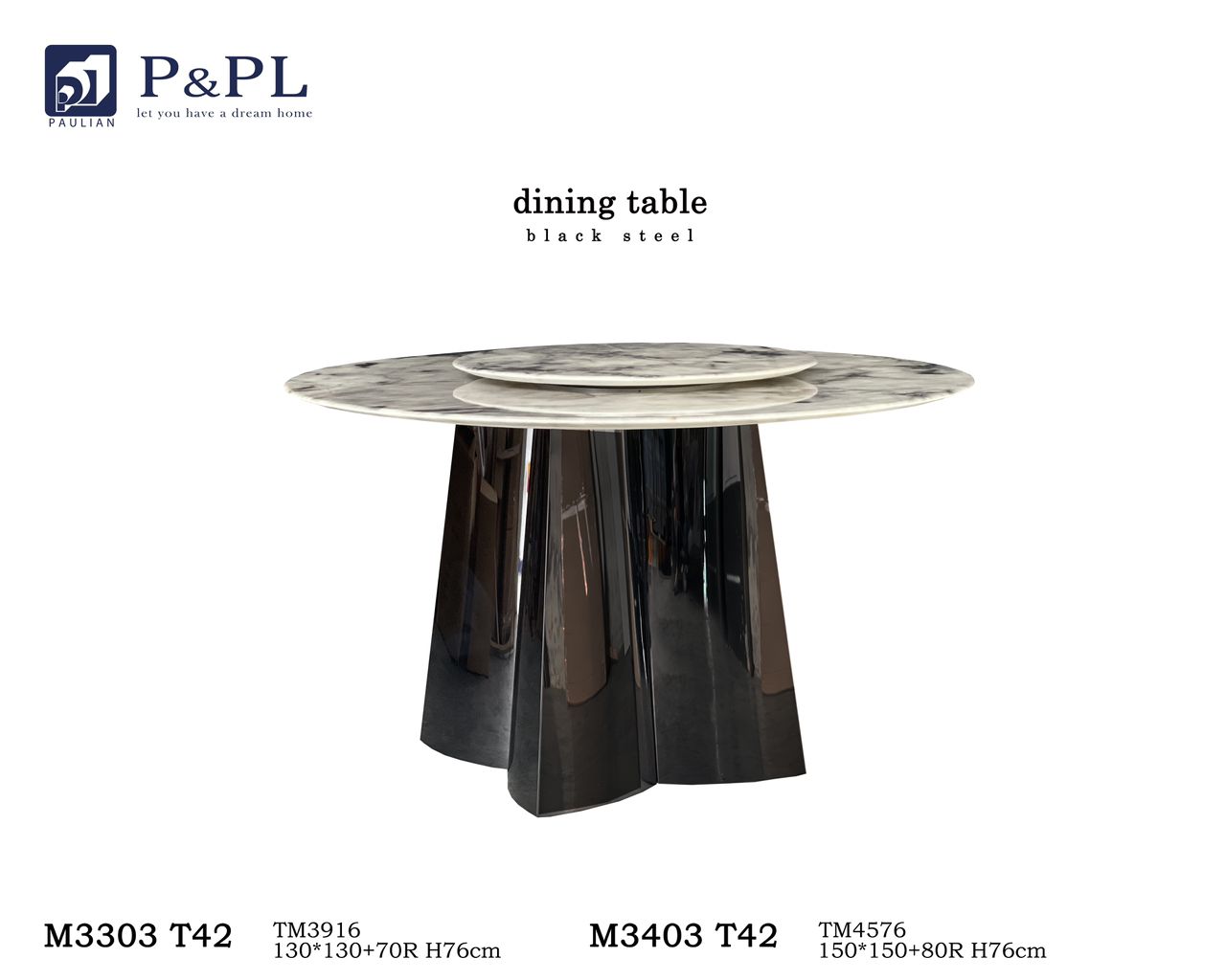 NATURAL STONE DINING SET – M3403 T42